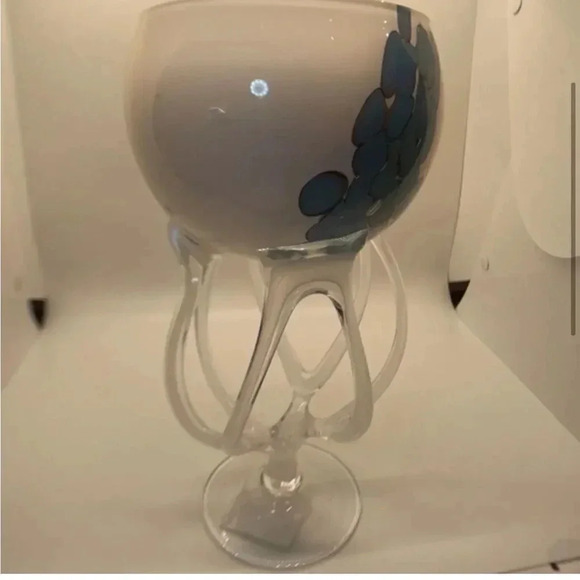 ZORZA MOUTH BLOWN GLASS
JELLYFISH STEM WHITE/BLUE
BERGAMOT CANDLE LARGE - Picture 14 of 14